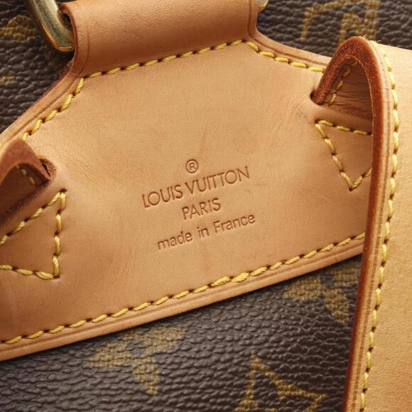 LOUIS VUITTON Brown Monogram Leather Backpack - Picture 4 of 10